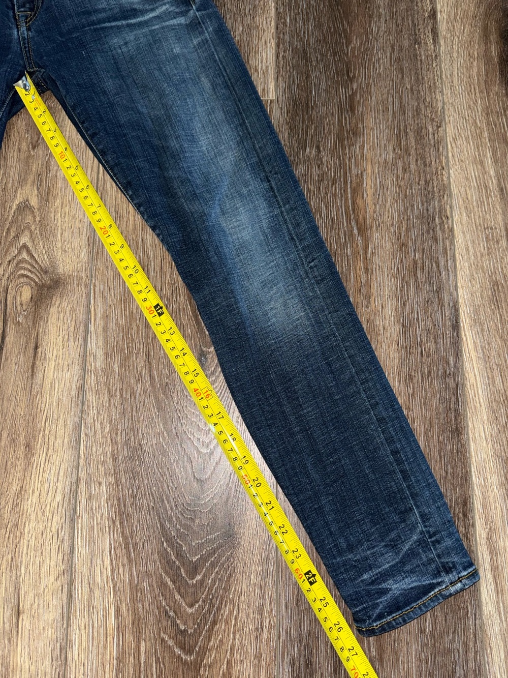 R13 Boy Skinny Jeans in Berlin Blue Women’s Size 25 - Picture 13 of 14